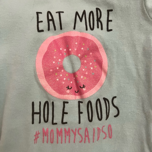 Baby Girl Cupcake & Donut Onesie Set - Pink, Mint, White set of 5 size 0-3m - Picture 3 of 11